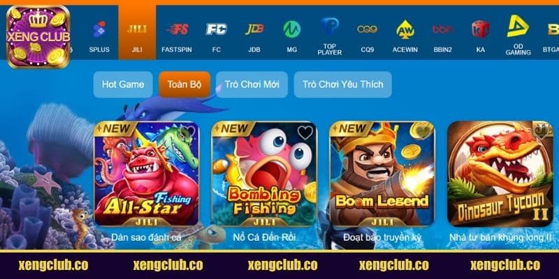 Chơi Bombing Fishing JILI Gaming trực tuyến